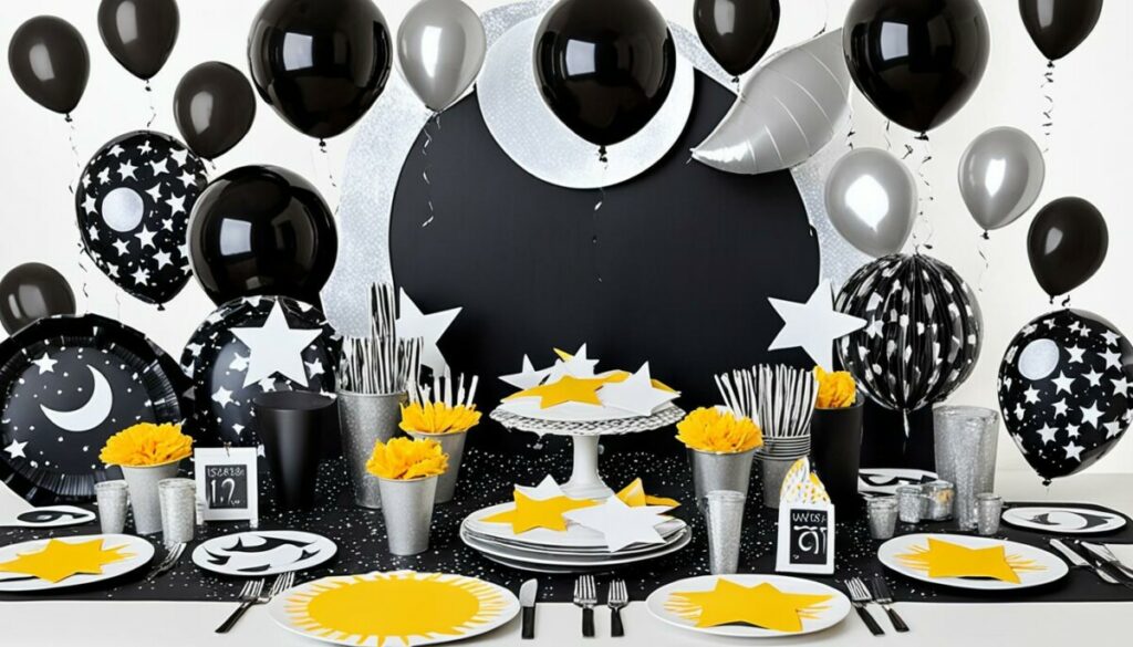 Solar Eclipse Party. decorations, food ideas, activities, safety measures,